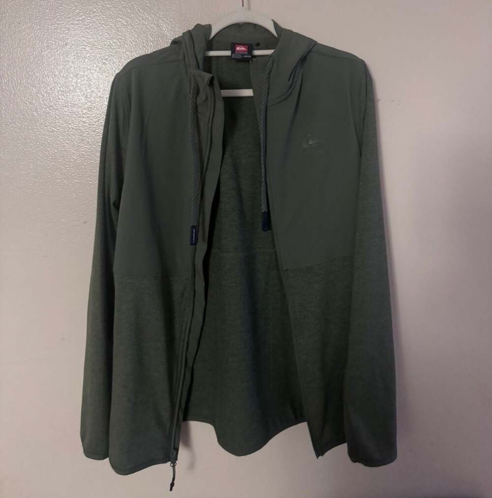 Quiksilver DryFlight Olive Green Full Zip
